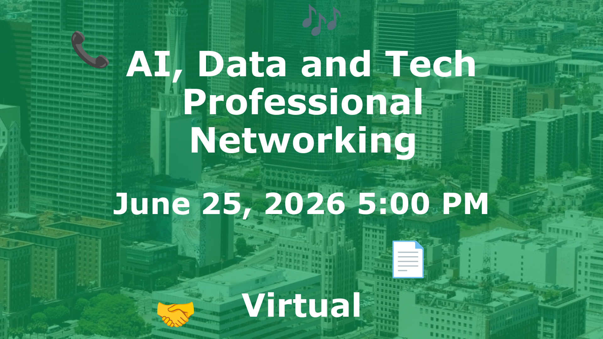 AI, Data and Tech Professional Networking event image